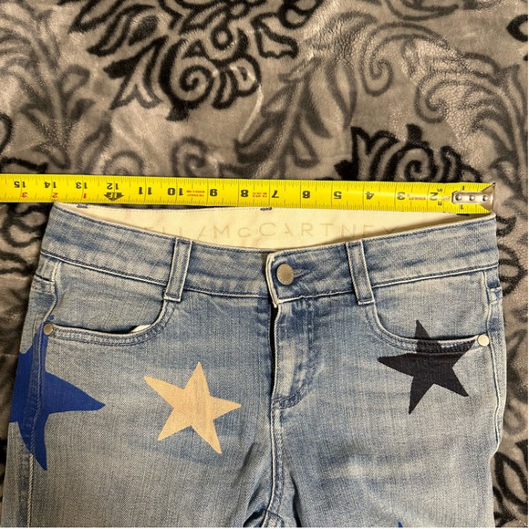 STELLA MCCARTNEY STAR-PRINTED JEANS size 26 - Picture 15 of 16